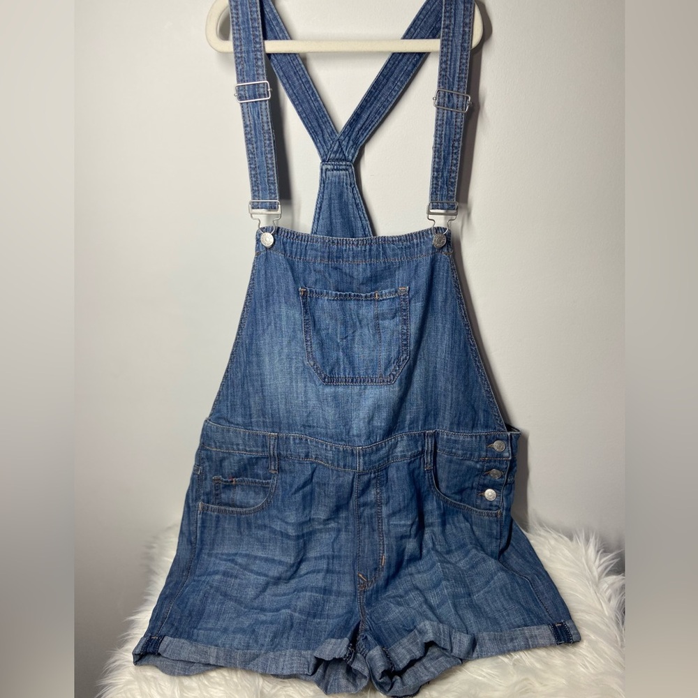 Express Blue Denim Romper